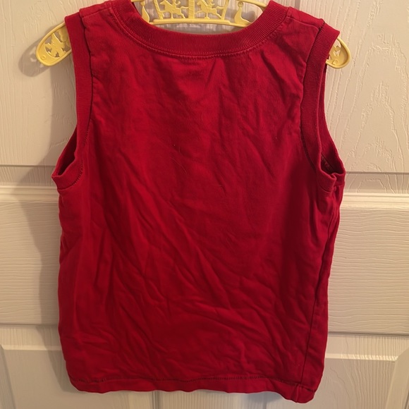 Carter’s tank top Boys basketball slam dunk Red sleeveless size 6 cotton - Picture 2 of 7